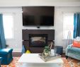 Blue Fireplace Fresh Hardwood Floors Additional Lighting and A Fresh Coat Of