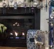 Blue Fireplace New Beautiful Blue and White Christmas Home Decorating Ideas