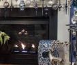 Blue Fireplace New Beautiful Blue and White Christmas Home Decorating Ideas