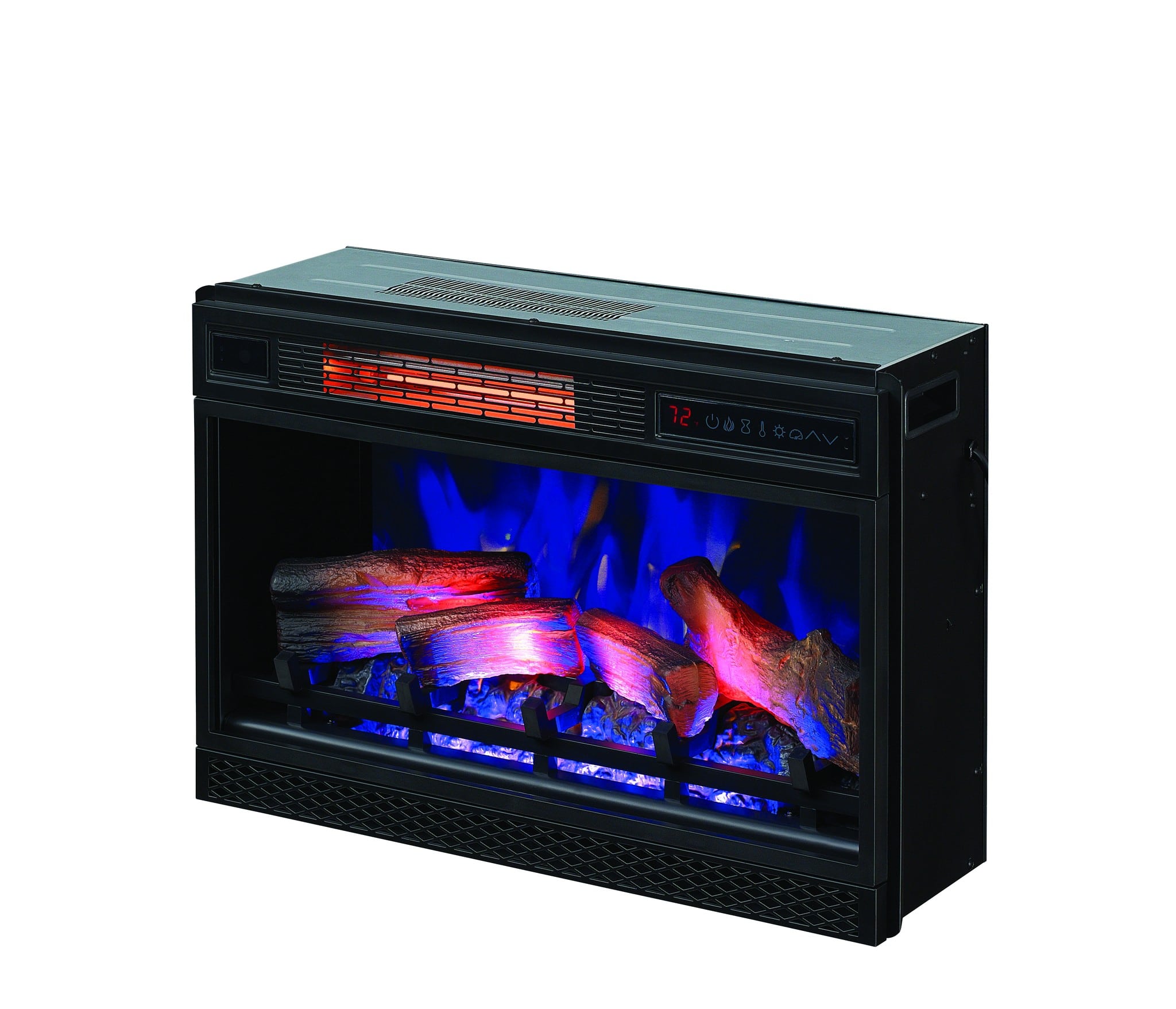 Electric fireplace Classic Flame Insert 26" LED 3D Infrared 26II042FGL logs B2 min