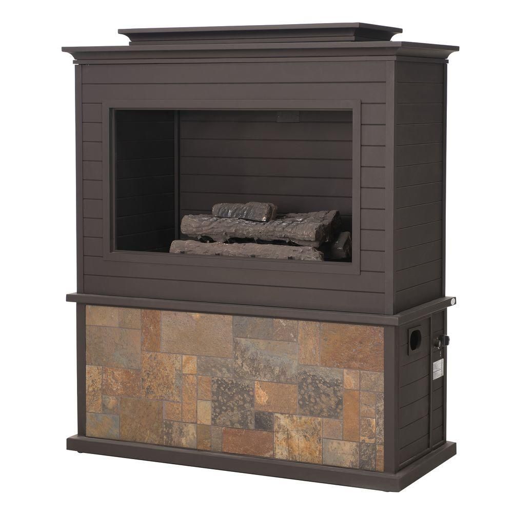 Bluestone Fireplace New Sunjoy 63 In Tahoe Steel Fireplace In 2019