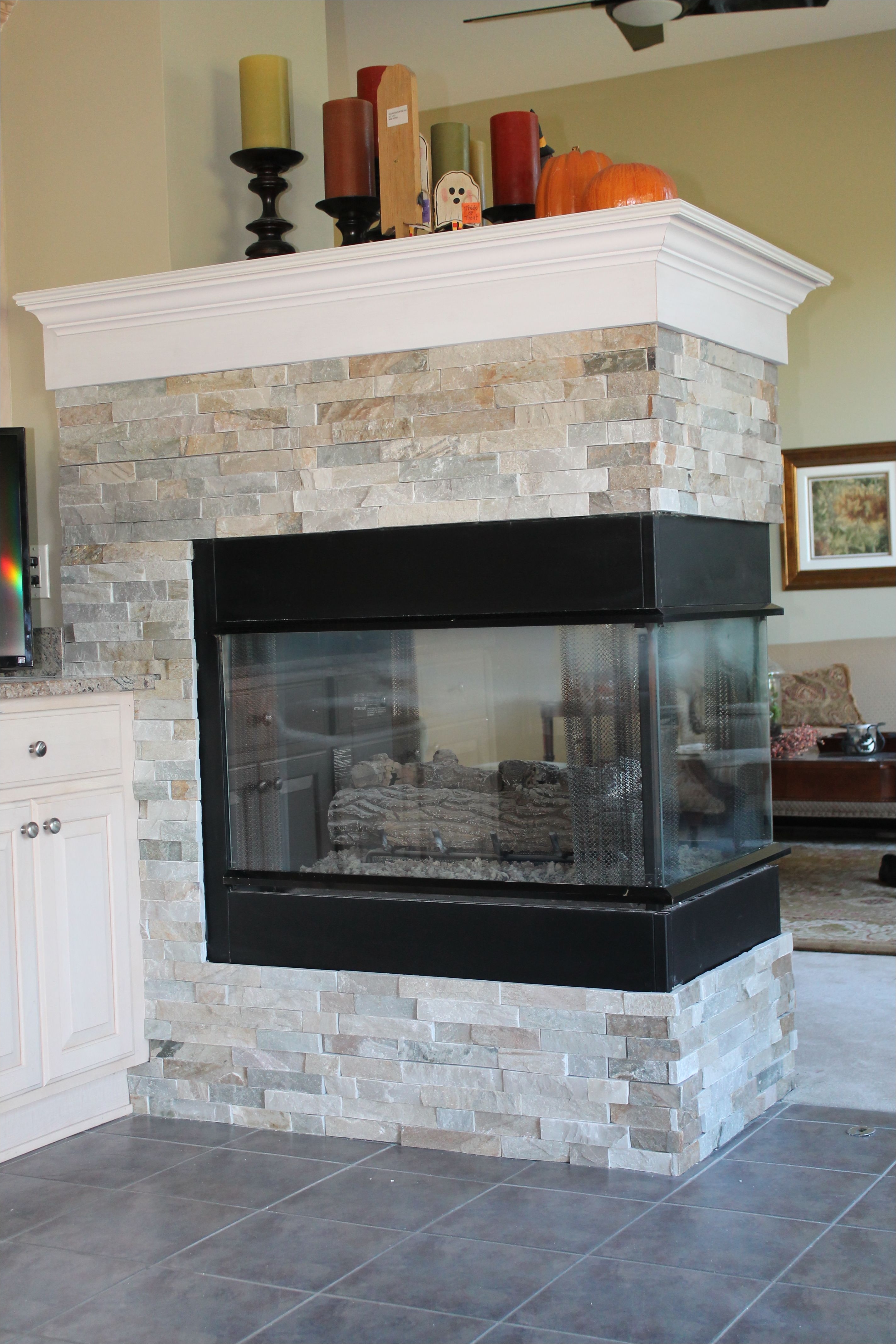 gas fireplace without mantle new gas fireplace with custom slate surround house pinterest of gas fireplace without mantle