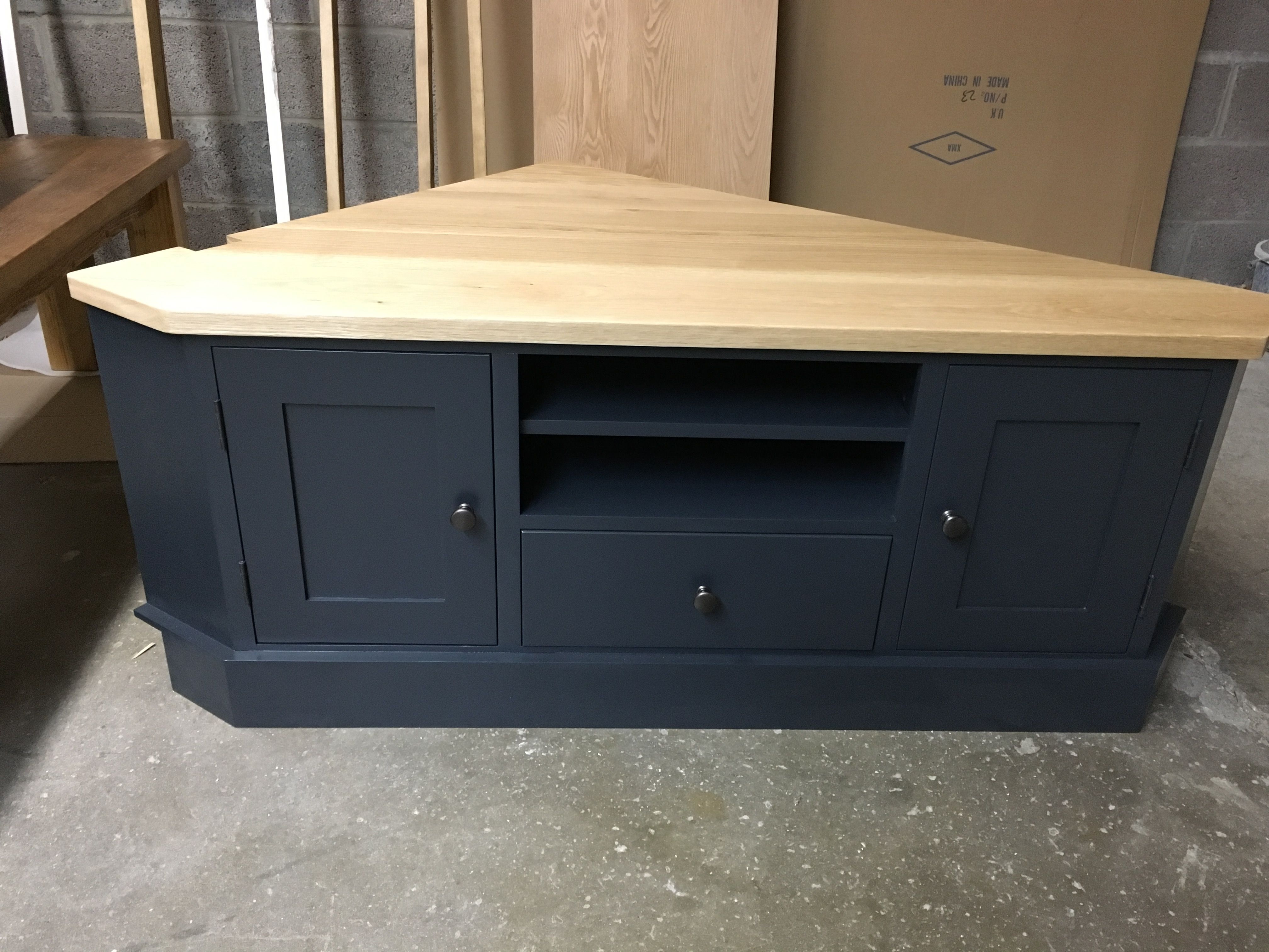 Bespoke corner TV unit made to order Painted in F&B 9c0dfca47e f12c1fbf7e3e3b