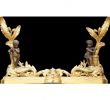 Brass Fireplace Fender Inspirational E Of A Kind Pair Of Dore Bronze andirons with Center Bar