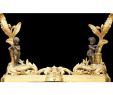 Brass Fireplace Fender Inspirational E Of A Kind Pair Of Dore Bronze andirons with Center Bar