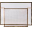Brass Fireplace Screen Inspirational Carson Fireplace Screen Burnished Brass Smith & Hawken