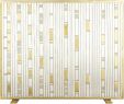 Brass Fireplace Screen Inspirational Maclynfireplacescreenbrssf17 Fireplacemakeoverstyles