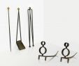 Brass Fireplace tools Inspirational Jean Roy¨re 1902 1981 Paire De Chents Et Garniture De