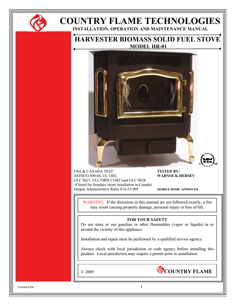Brass Fireplace Unique Country Flame Hr 01 Operating Instructions