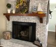 Brick Fireplace Decor Fresh Painted Brick Fireplace Sw Pure White Over Dark Red Brick