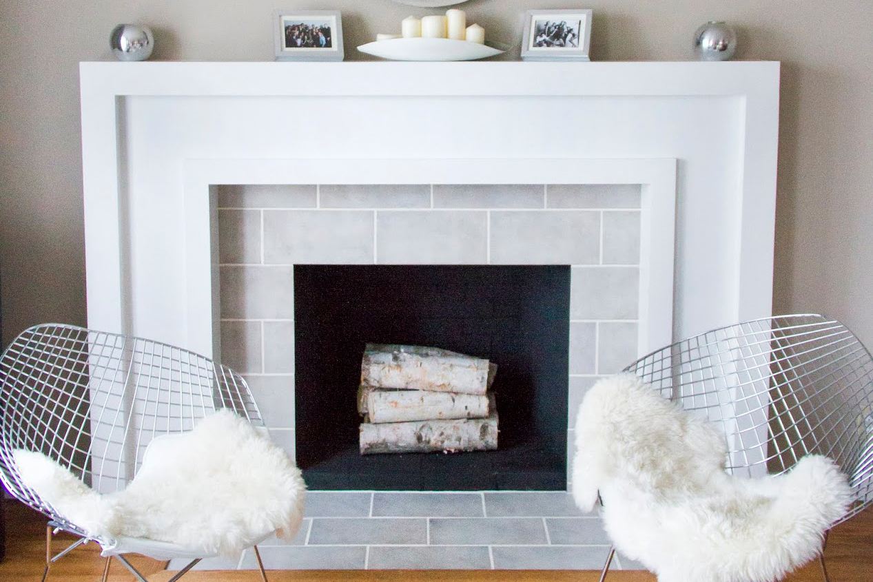 Brick Fireplace with White Mantle Elegant 25 Beautifully Tiled Fireplaces