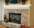 Brick Fireplace with White Mantle Fresh Painted Wooden White Fireplace Mantel Shelf In 2019