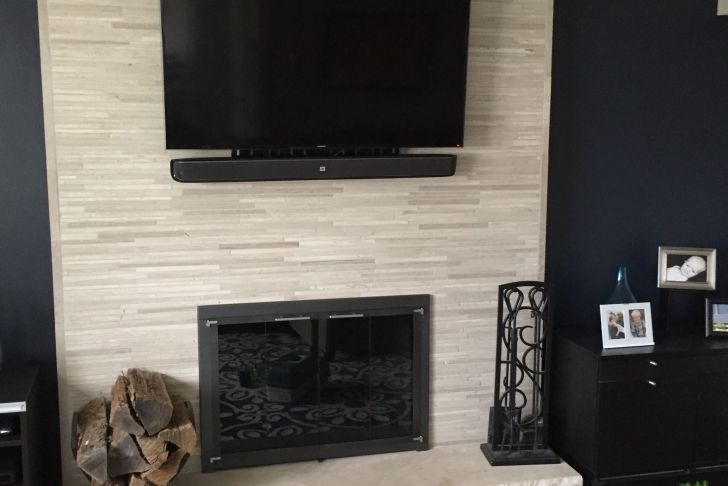 Brick Tile Fireplace Beautiful Our Old Fireplace Was 80 S 90 S Brick Veneer to Give It An