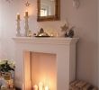 Brick Wall Fireplace Elegant Fake Fire for Non Working Fireplace
