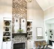 Brick Wall Fireplace Makeover Beautiful Brick Fireplace Floor to Ceiling Fireplace Farmhouse In