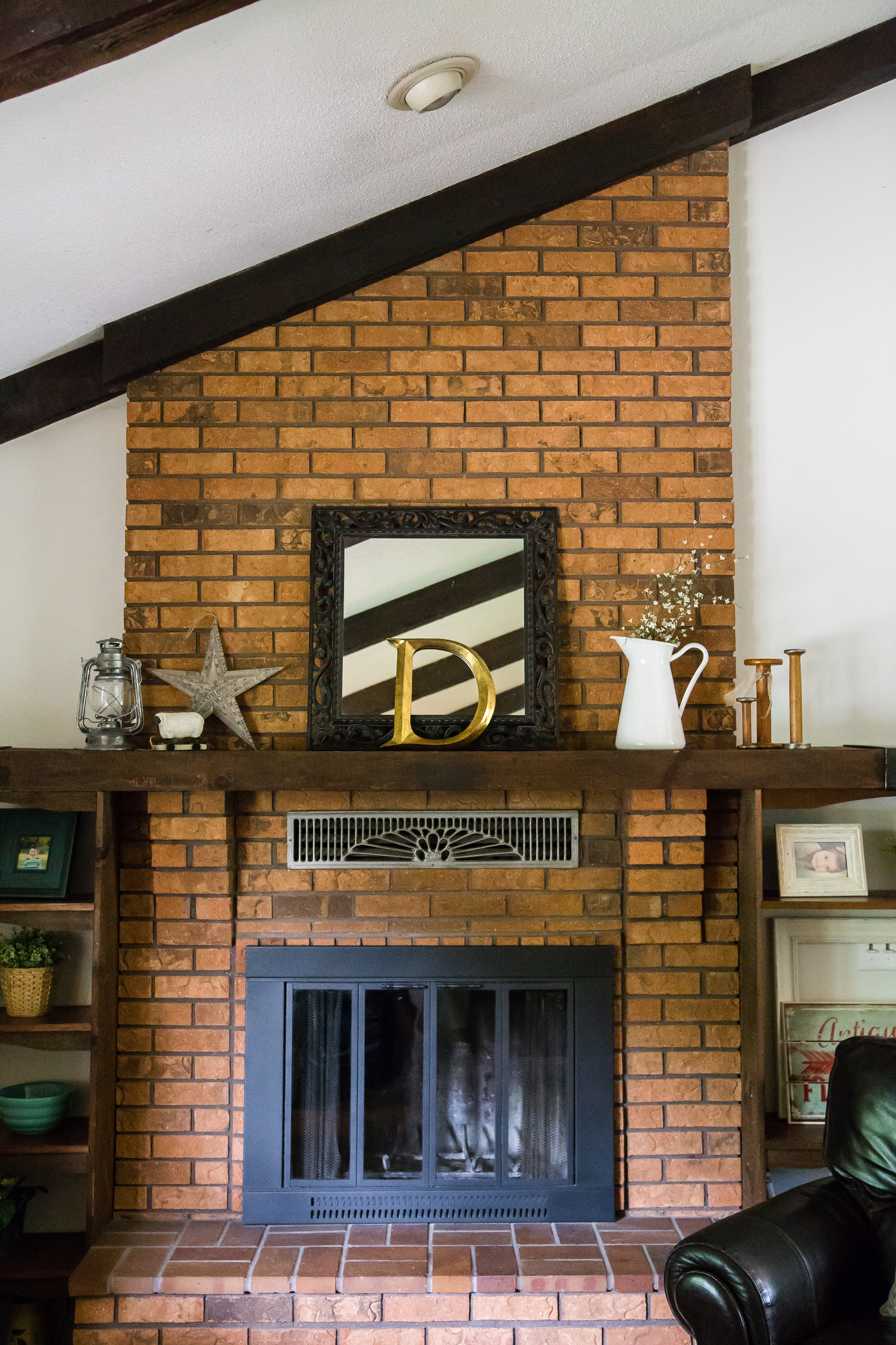 Brick Wall Fireplace Makeover Best Of the Fireplace Makeover