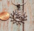 Bronze Fireplace Screen Awesome Sterling Silver Sun and Moon Pendant with Italian Snake Chain Caas Collectibles