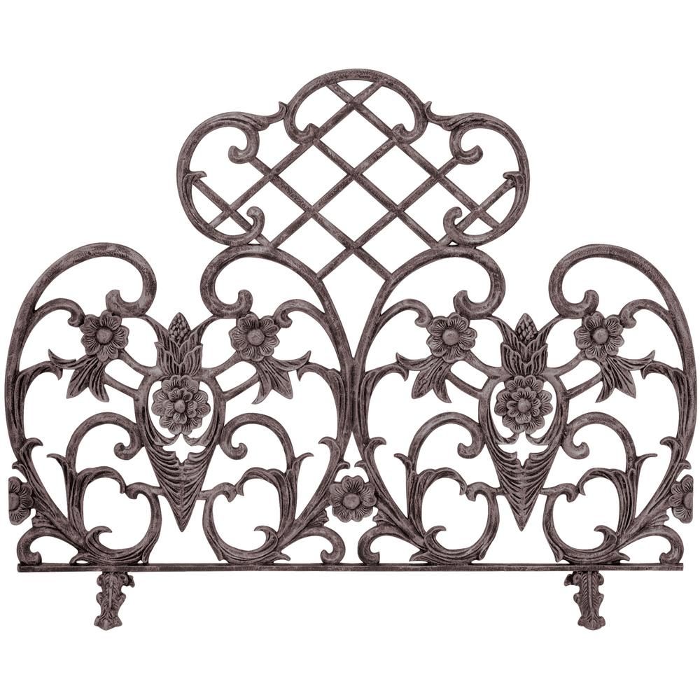 Bronze Fireplace Screen Awesome Uniflame Single Panel Bronze Finish Cast Aluminum Screen In