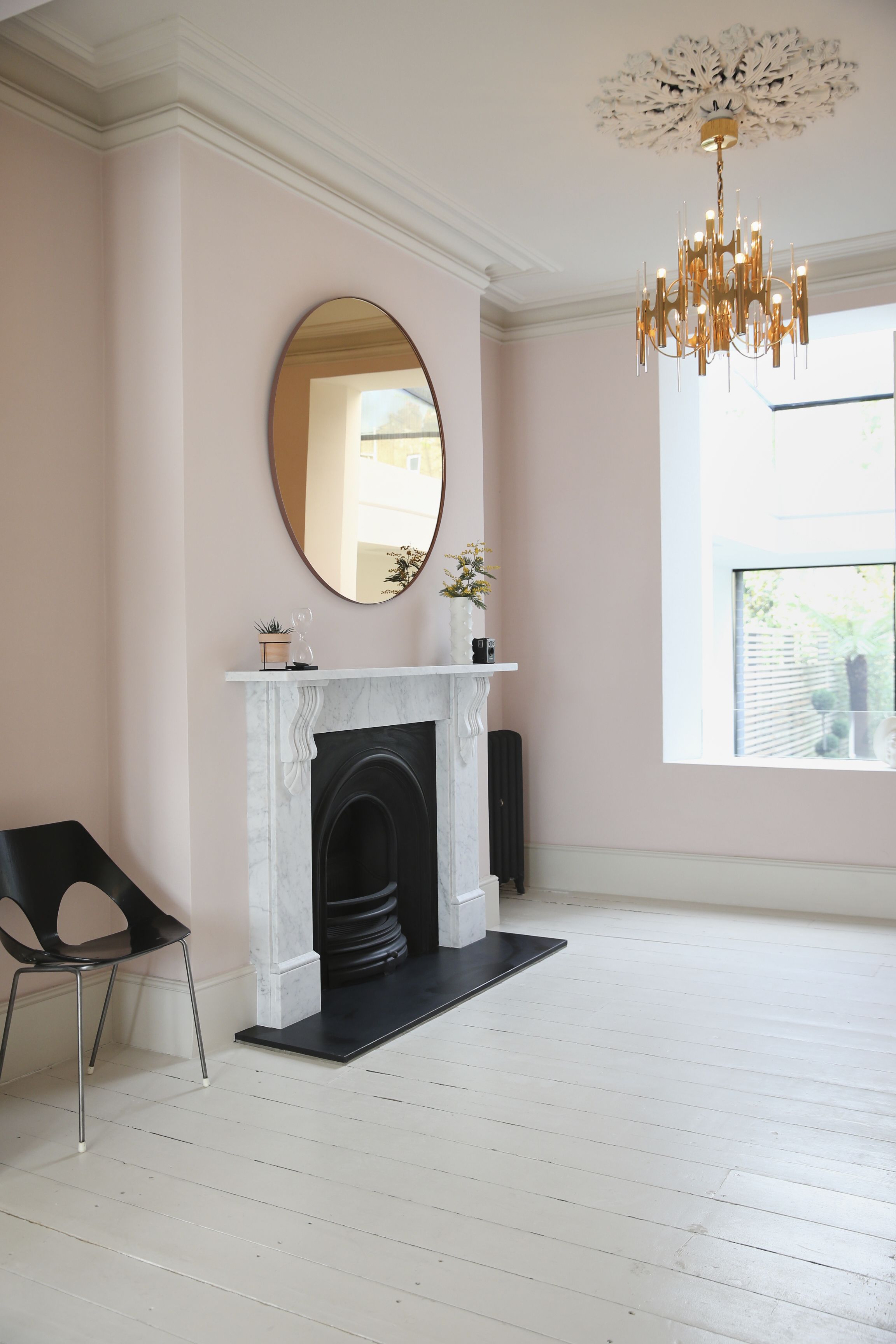 Brooklyn Fireplace Lovely Victorian Living Room Farrow & Ball Calamine Walls Scolari