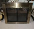 Brushed Nickel Fireplace Doors Luxury Spray Painting A Fireplace Screen Black