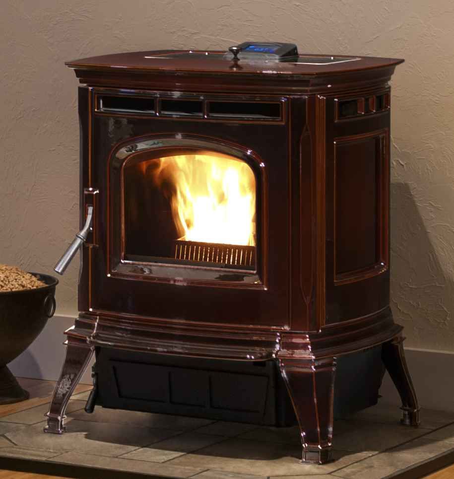 Buck Stove Fireplace Unique Harman Absolute43 In A Glossy Brown Enamel Finish Industry