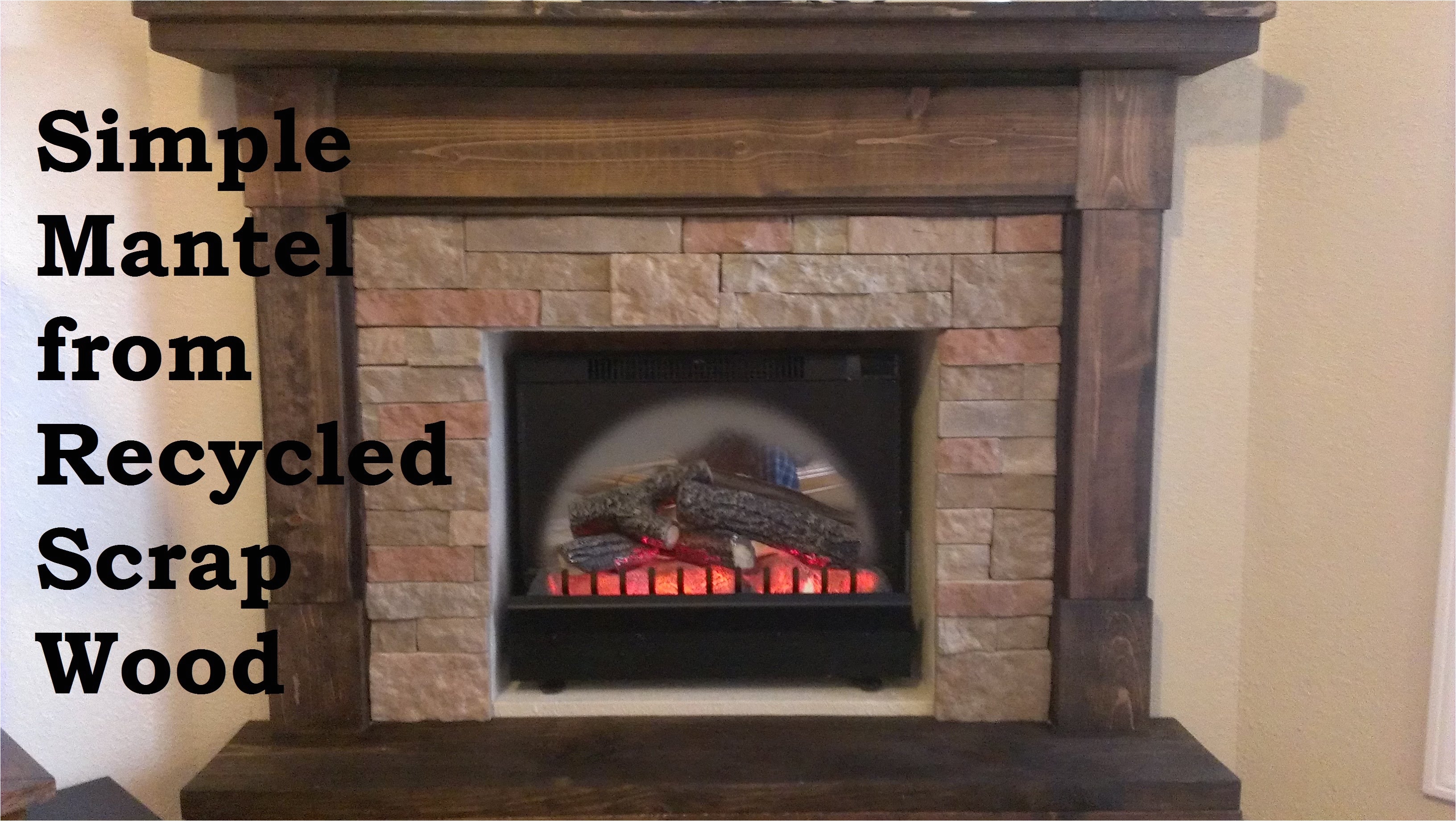 how to make a fake fire for a faux fireplace building a fireplace mantel from scrap wood youtube of how to make a fake fire for a faux fireplace
