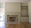 Built In Bookshelves Fireplace New Shiplap Fireplace Surround In Family Room