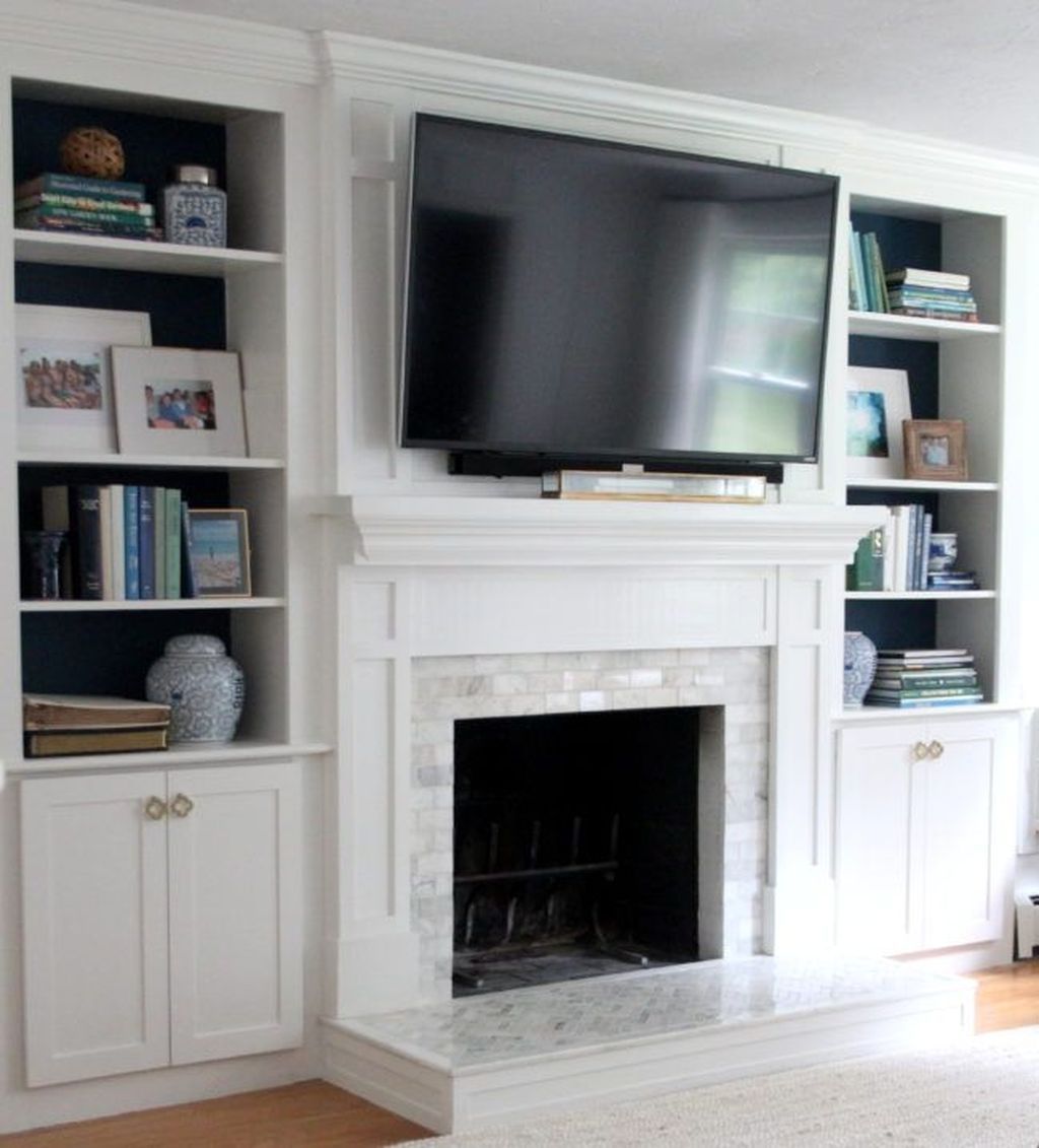 Built In Cabinets Around Fireplace Plans Elegant 35 Best Remarkable Fireplace Decoration Ideas