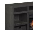 Built In Fireplace Cabinets Fresh Fabio Flames Greatlin 64" Tv Stand In Black Walnut