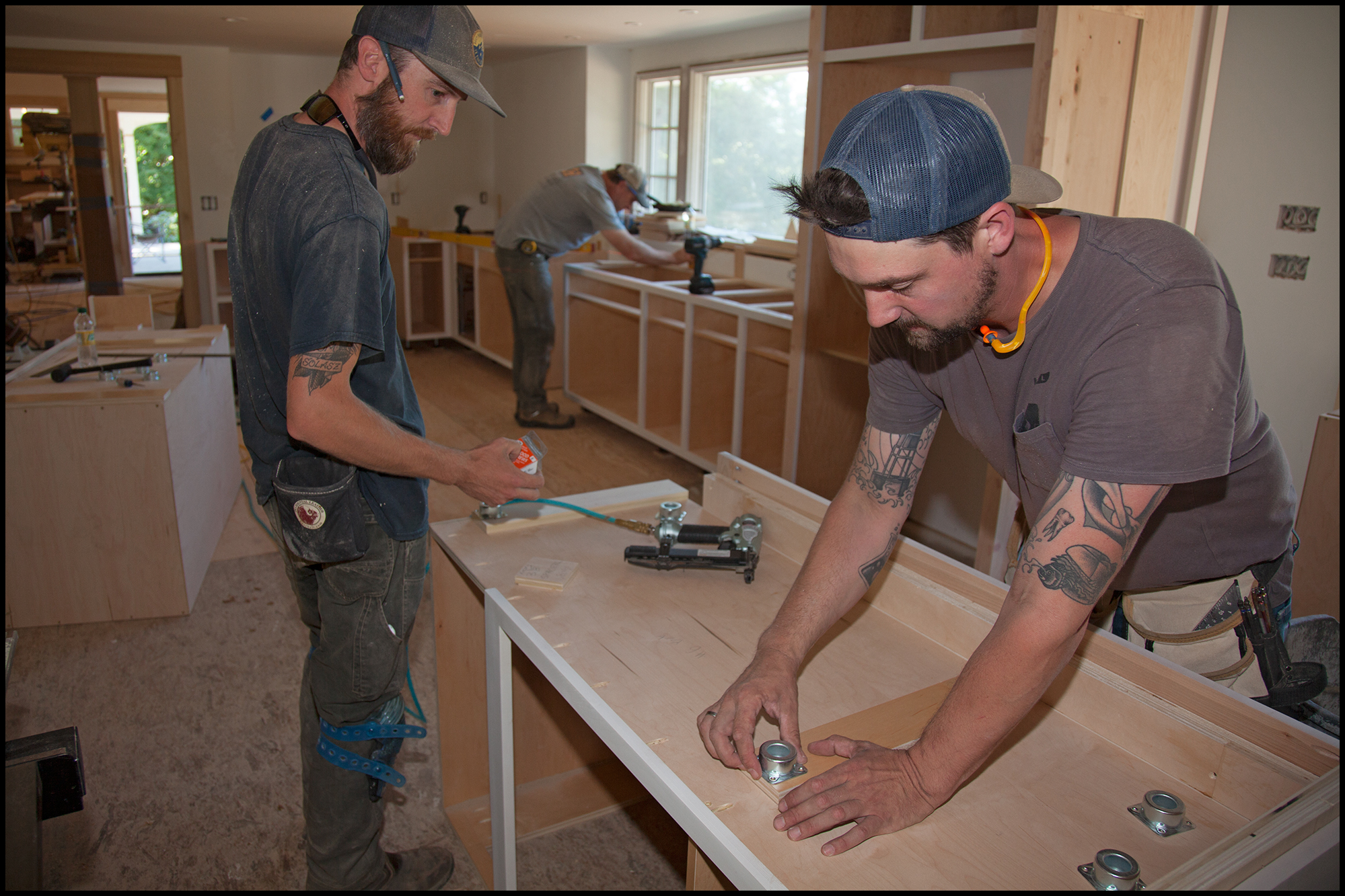 Built In Fireplace Cabinets Lovely Site Built Custom Cabinets