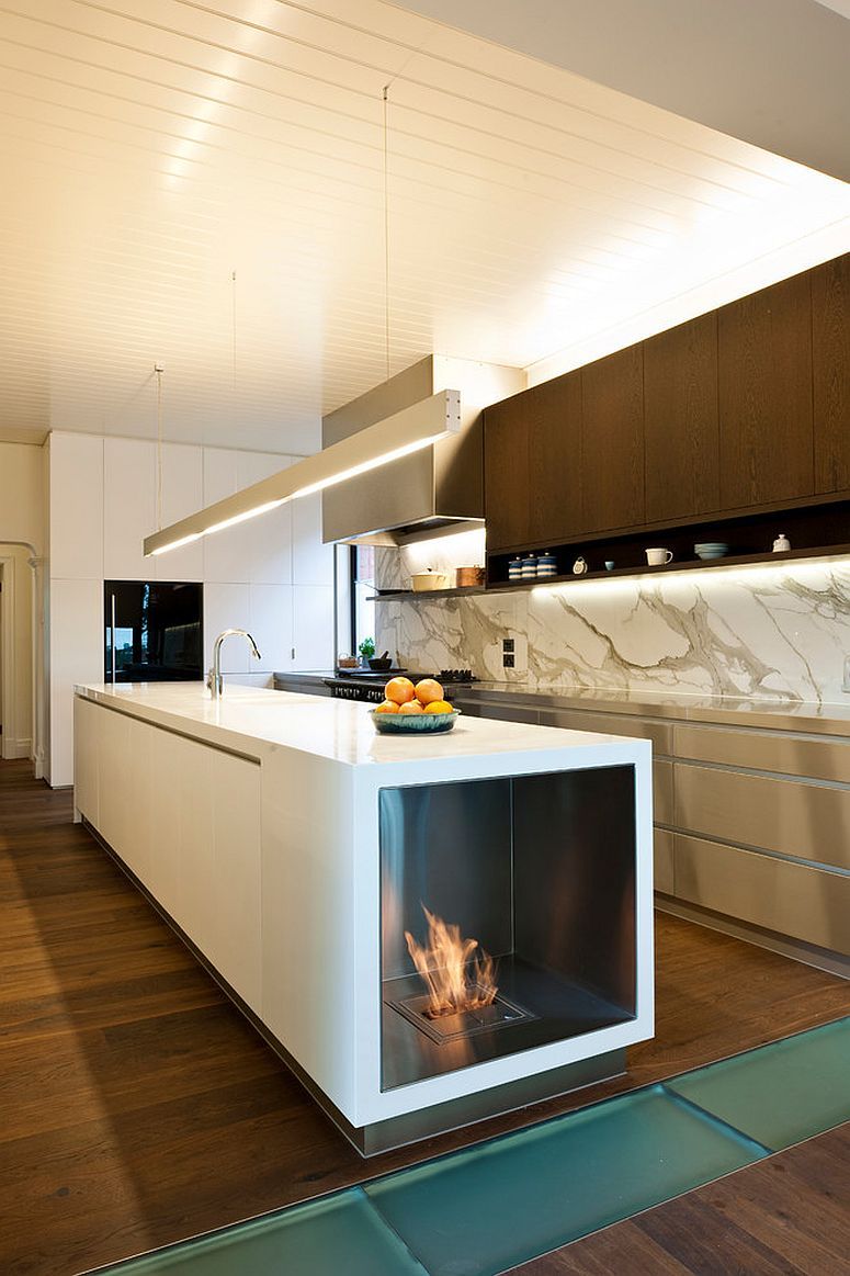 Built In Fireplace Cabinets Luxury Hot Trends Give Your Kitchen A Sizzling Makeover with A