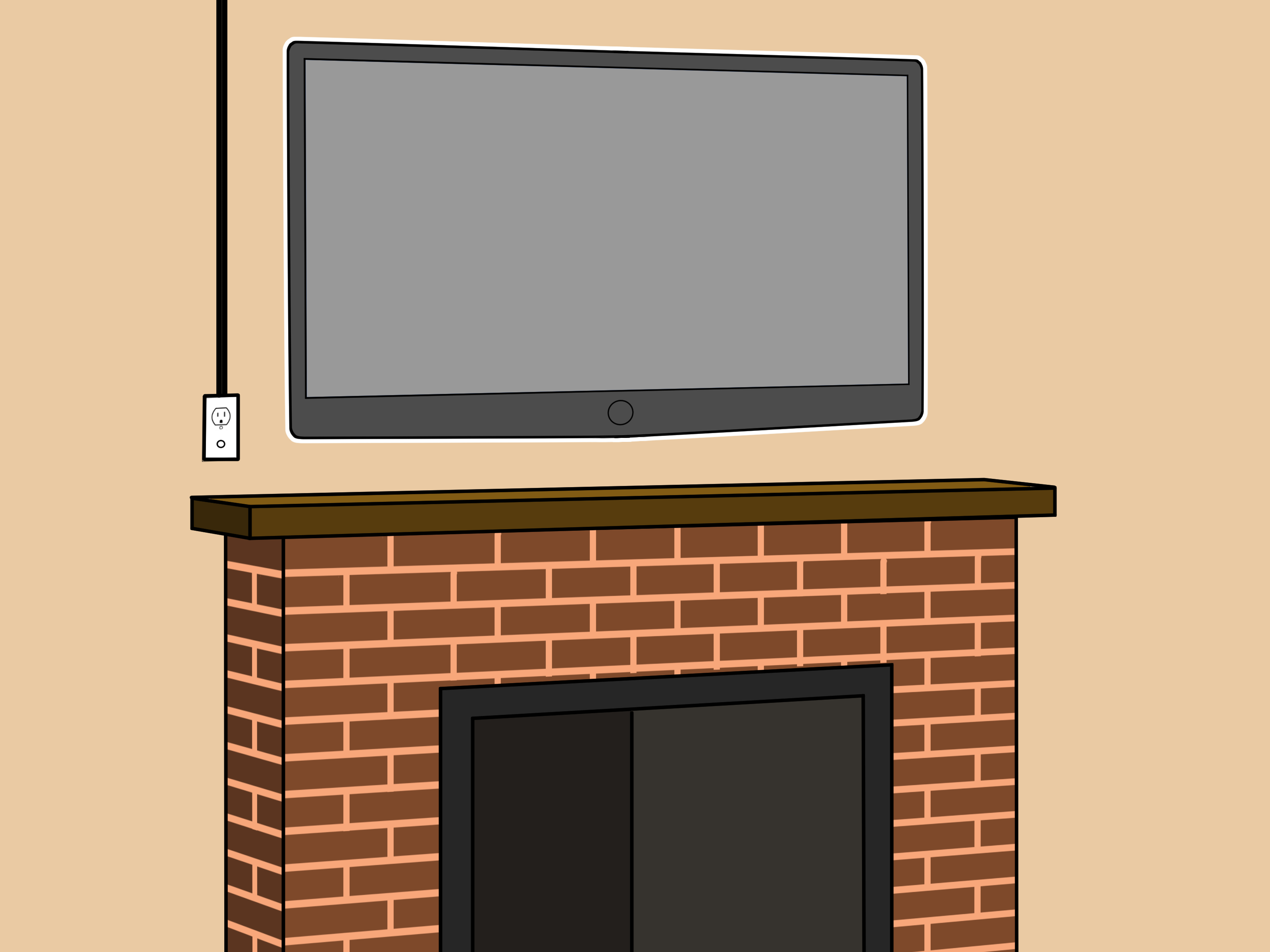 Built In Wall Electric Fireplace Fresh How to Mount A Fireplace Tv Bracket 7 Steps with