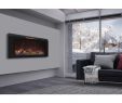 Built In Wall Electric Fireplace New Helen 48 In Wall Mount Electric Fireplace In Black