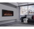 Built In Wall Electric Fireplace New Helen 48 In Wall Mount Electric Fireplace In Black