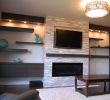 Built In Wall Fireplace Awesome Custom Modern Wall Unit Made Pletely From A Printed