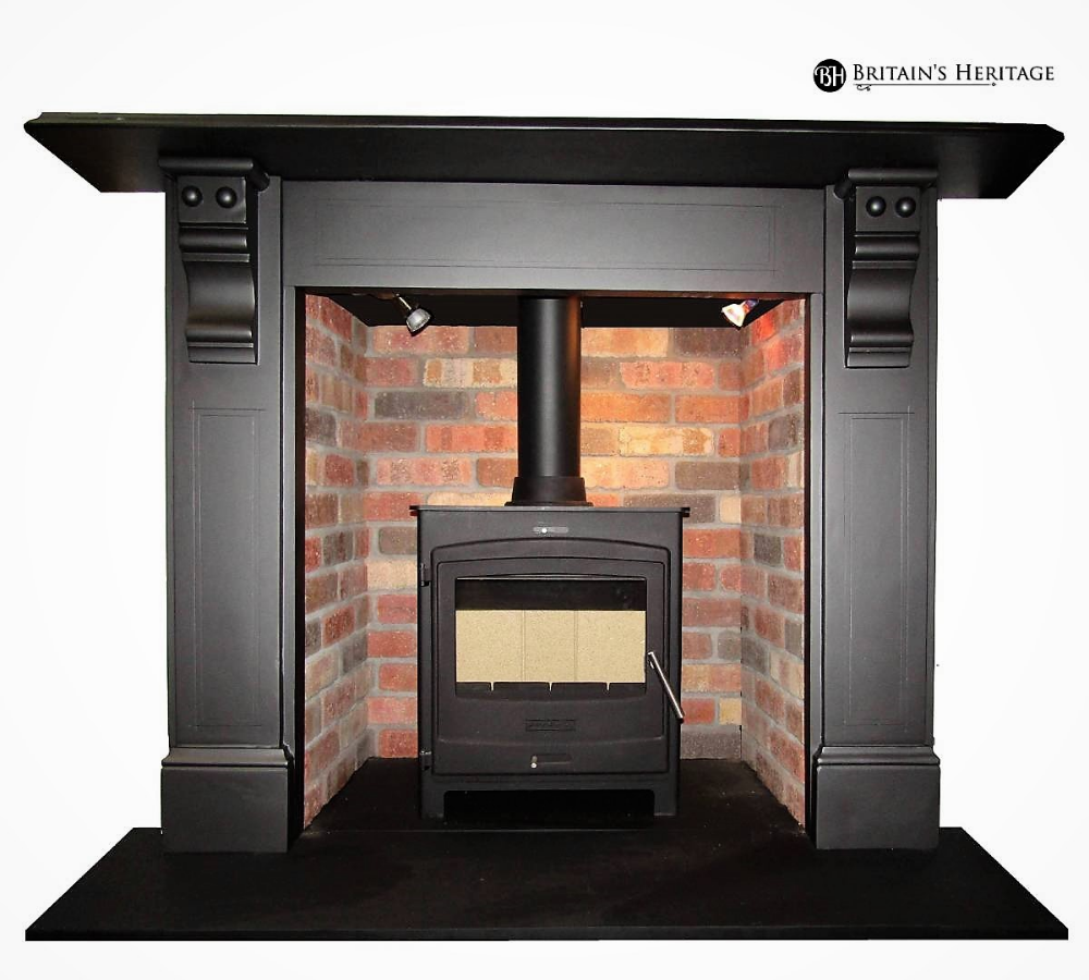 Buy Fireplace Lovely Edwardian Antique Fireplace Slate Surround