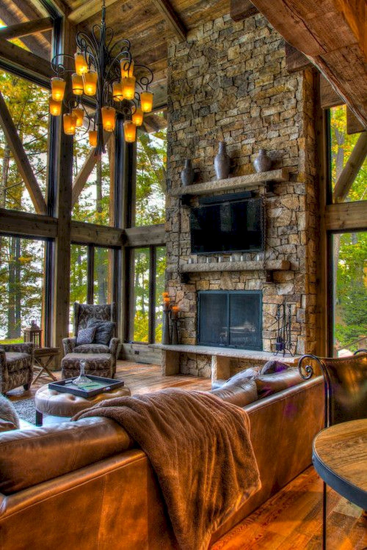 Cabin with Fireplace Beautiful 60 Stunning Log Cabin Homes Fireplace Design Ideas