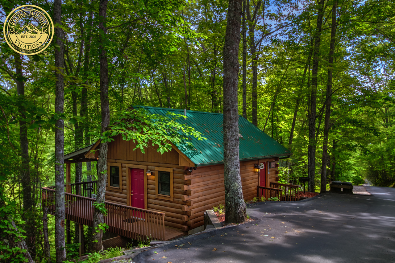 Cabin with Hot Tub and Fireplace Beautiful Rental Details for Squirrel Run 1 Bedroom Log Cabin Rental