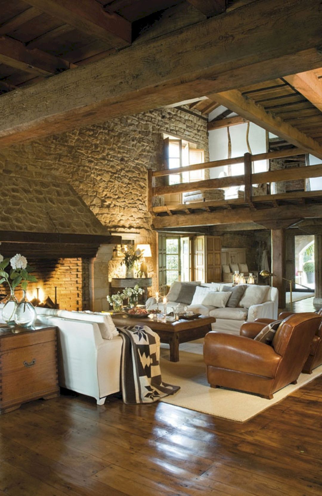 49 Superb Cozy and Rustic Cabin Style Living Rooms Ideas d56ee32e2028f3ca2da66b