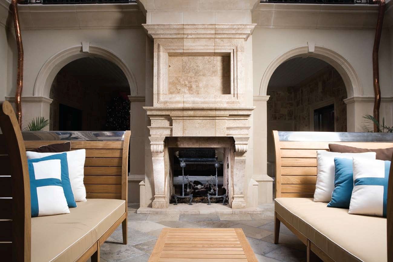 Natural Limestone Fireplace limestone fireplace natural 0d24a2075ec ef6bc
