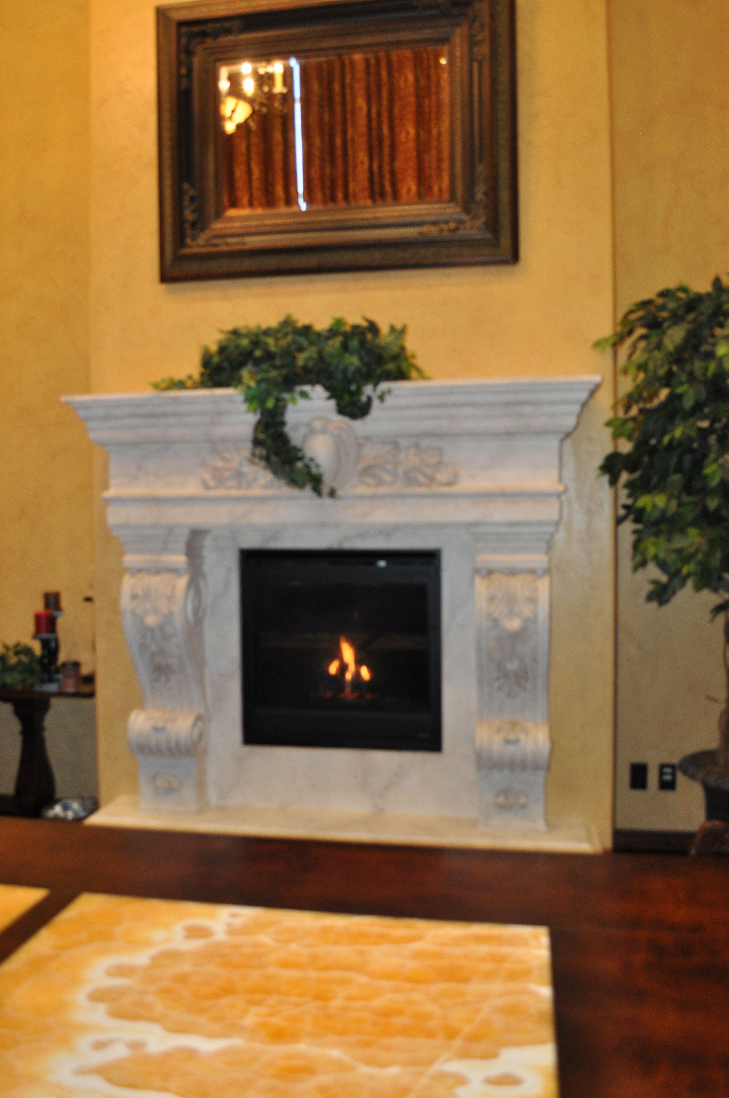 California Fireplace Beautiful Stone Mountain Castings Faux Finishing "marble" Looks Like A