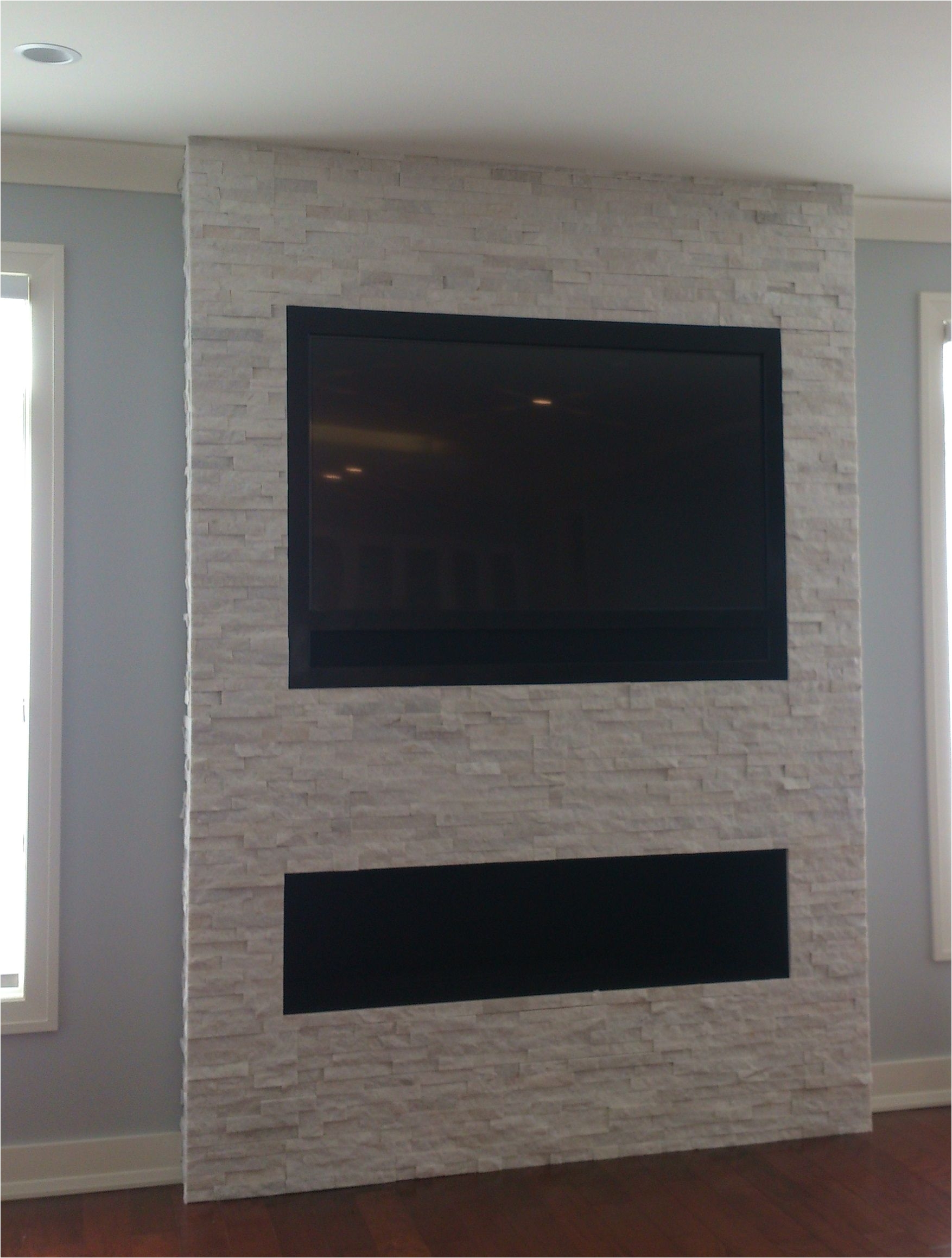 Can You Hang A Tv Over A Fireplace Beautiful Gas Fireplace without Mantle Wondering How to Mount A Tv