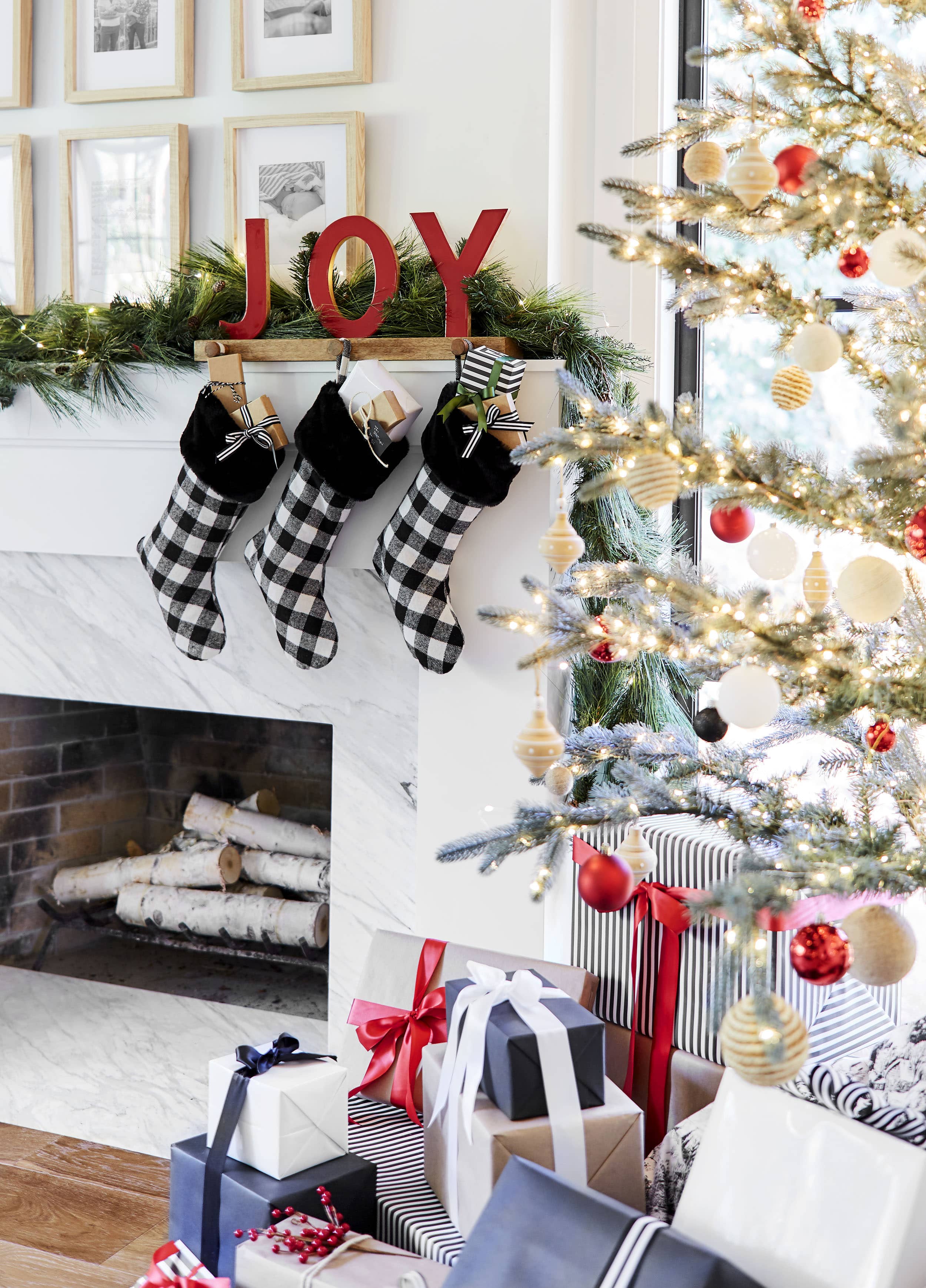 Can You Hang A Tv Over A Fireplace Unique 14 Ideas for How to Hang & Style Your Stockings with or