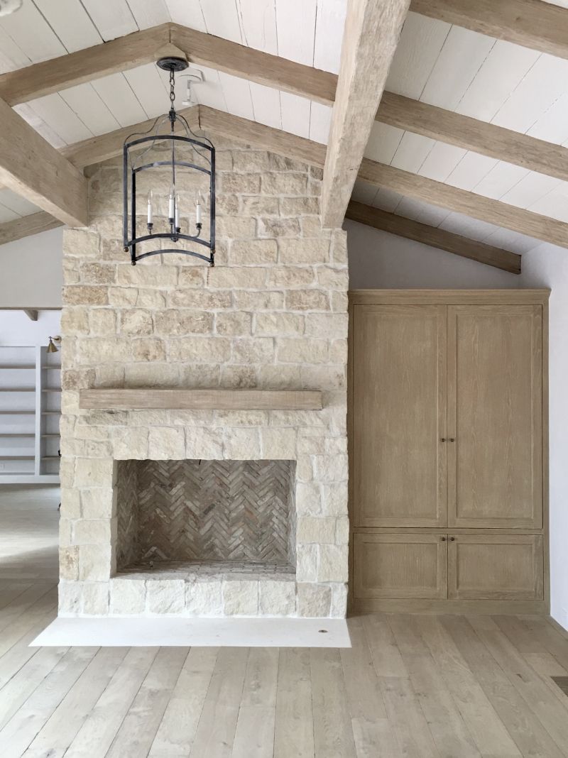 Can You Paint A Stone Fireplace Beautiful Renovating Our Fireplace with Stone Veneers