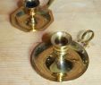 Candle Holders for Fireplace Mantel Best Of Set Of 2 Decorative Vintage Candle Holders Thumb Hole Brass
