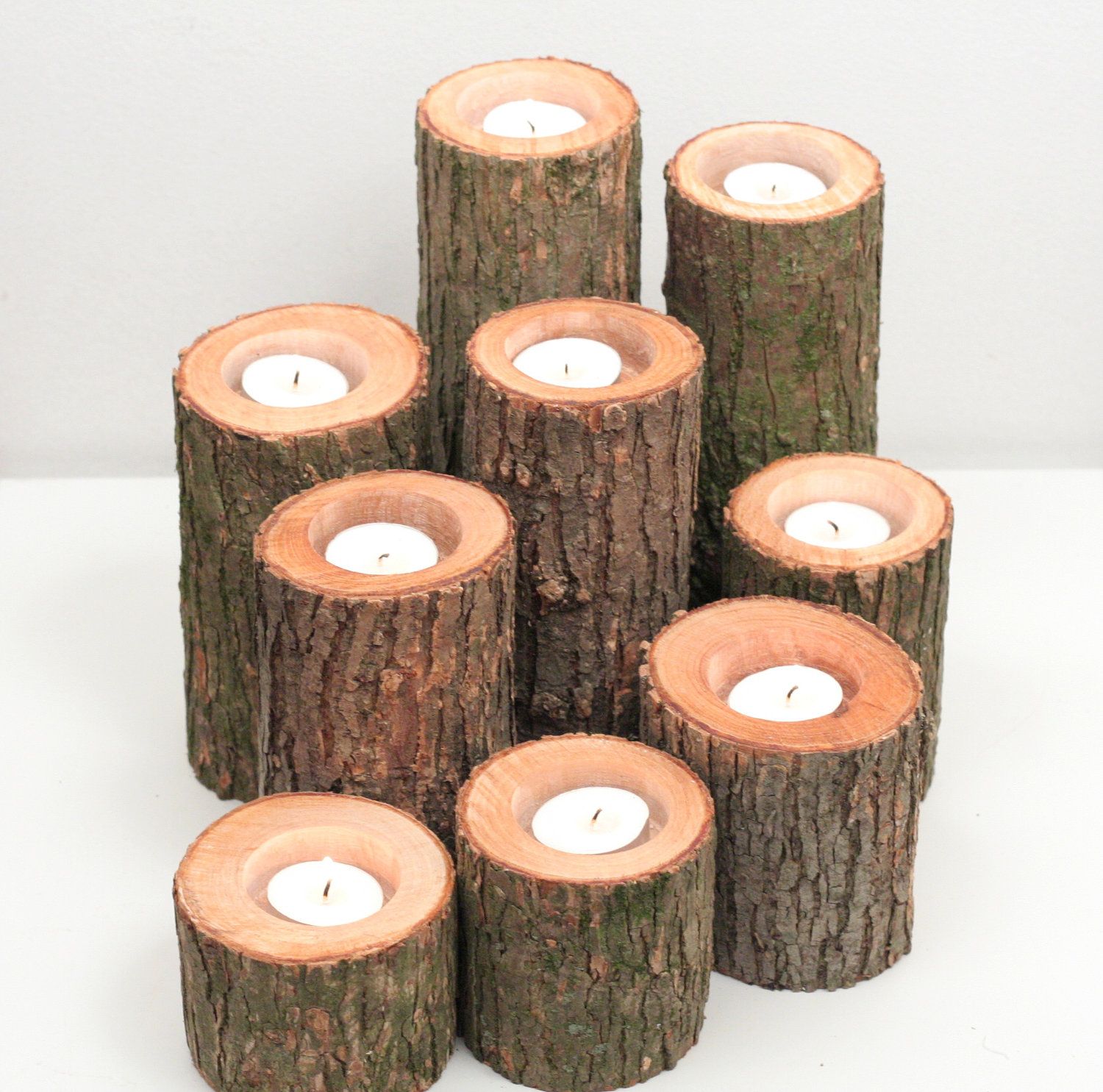 Candle Logs for Fireplace Inspirational Tree Branch Candle Holders I Rustic Wood Candle Holders