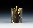 Candle Stand for Fireplace Awesome Black Candle Holders with Dripping Gold