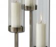 Candle Stand for Fireplace Lovely Risto Brushed Aluminum Candleholder