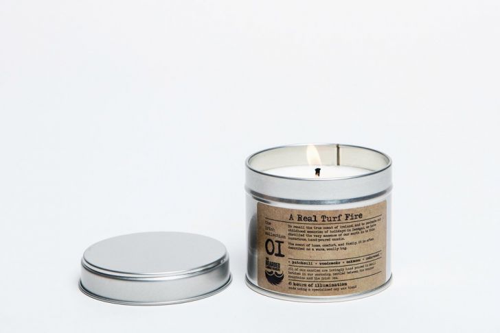 Candle that Smells Like Fireplace Fresh A Real Turf Fire Candle