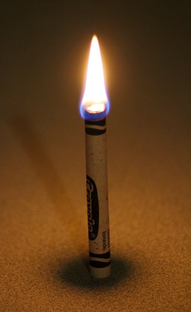 Candle that Smells Like Fireplace Fresh How to Use A Crayon as A Candle